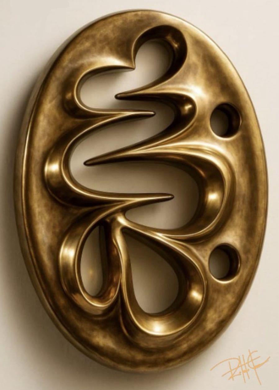 Objeto de Parede IX — Objeto de Parede. Bronze maciço puro. Roberto Claussen.